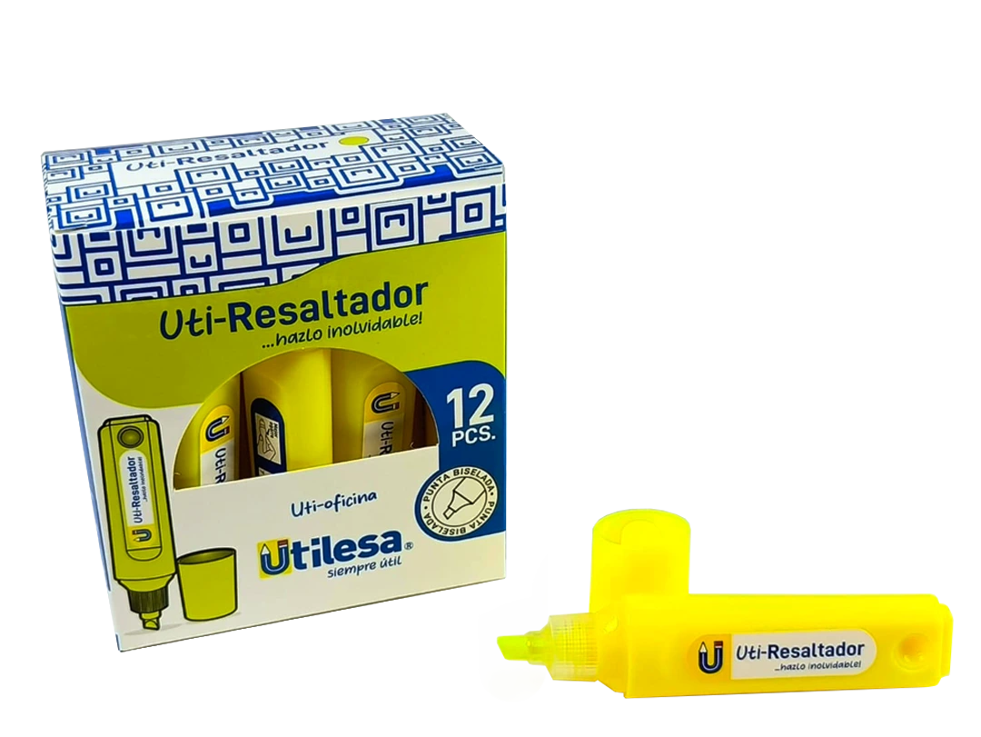 Resaltador Amarillo Utilesa