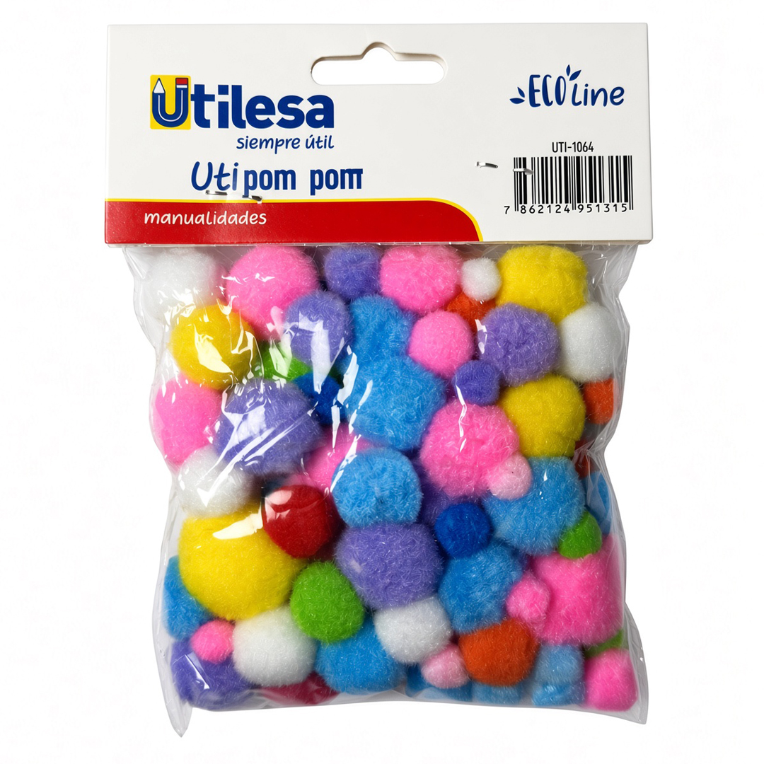 Figuras para Manualidades Pompones Simples Utilesa