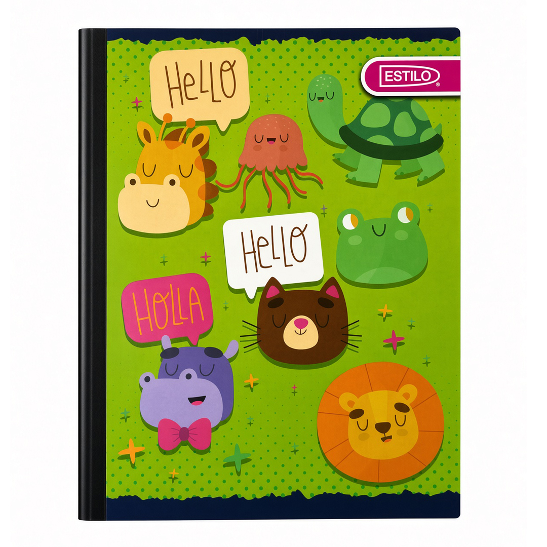 Cuaderno Cosido 100H 1 Línea Parvulario