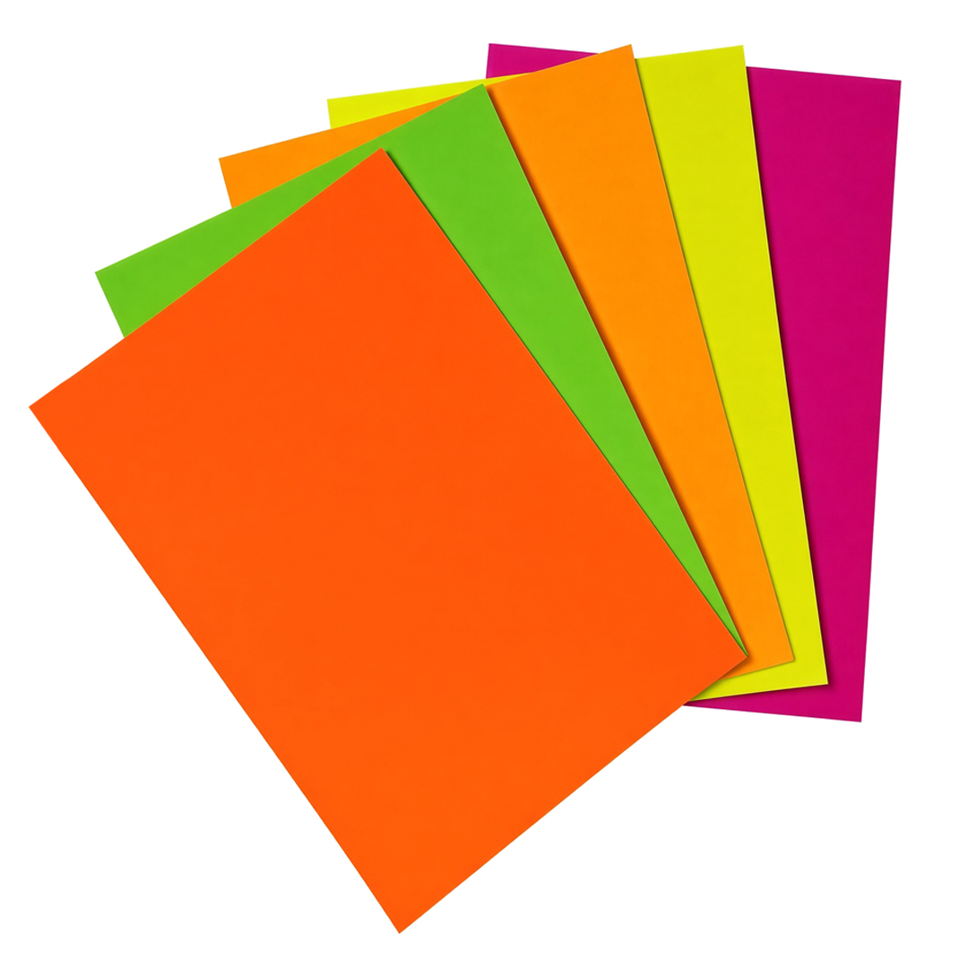 Papel Autoadhesivo A4 Fucsia