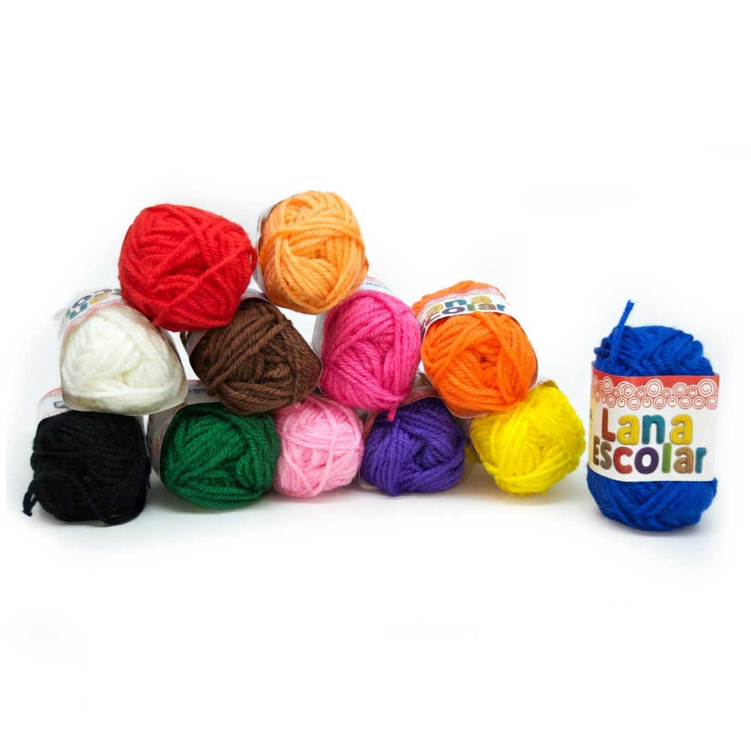 Lana Escolar 12 g Colores Surtidos
